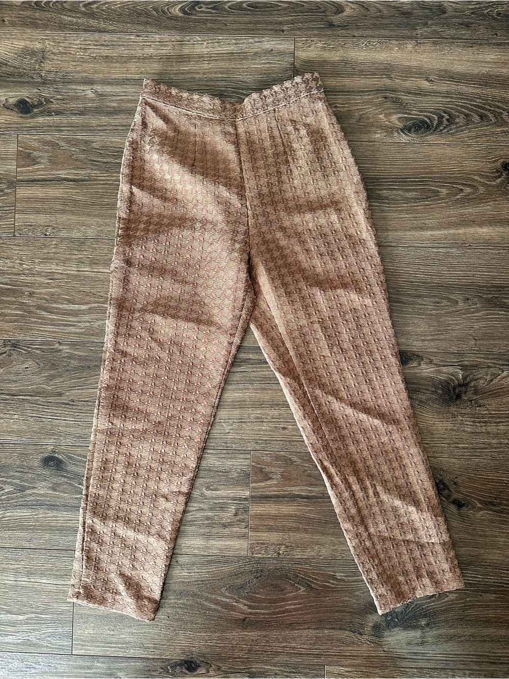 Vintage American Apparel Bronze Tapestry Trousers